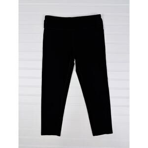 Athleta Girl Dream Leggings XL 14 Black Cropped Capri Yoga Athletic Pants